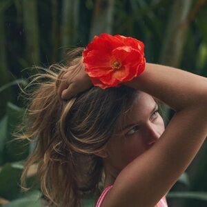 Zara NWT maxi floral hair tie 1023/023